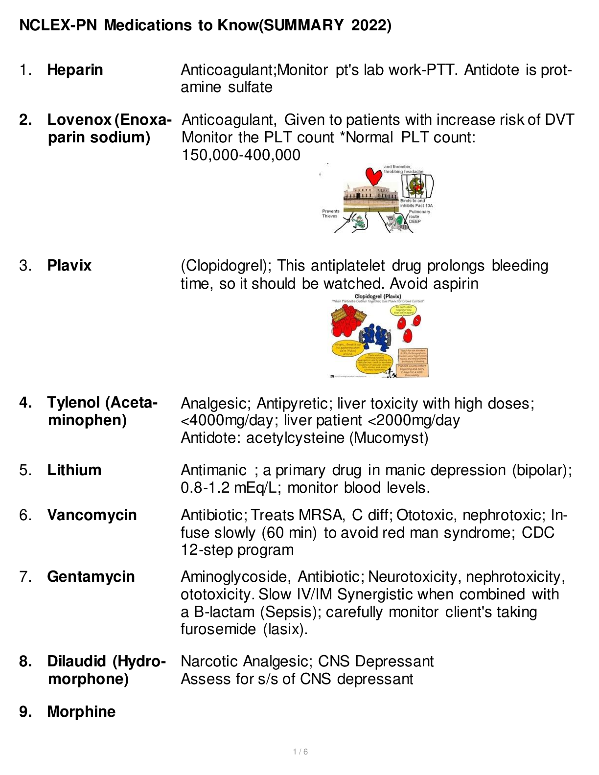 Preview image for NCLEX-PN Medications to Know(SUMMARY 2022)